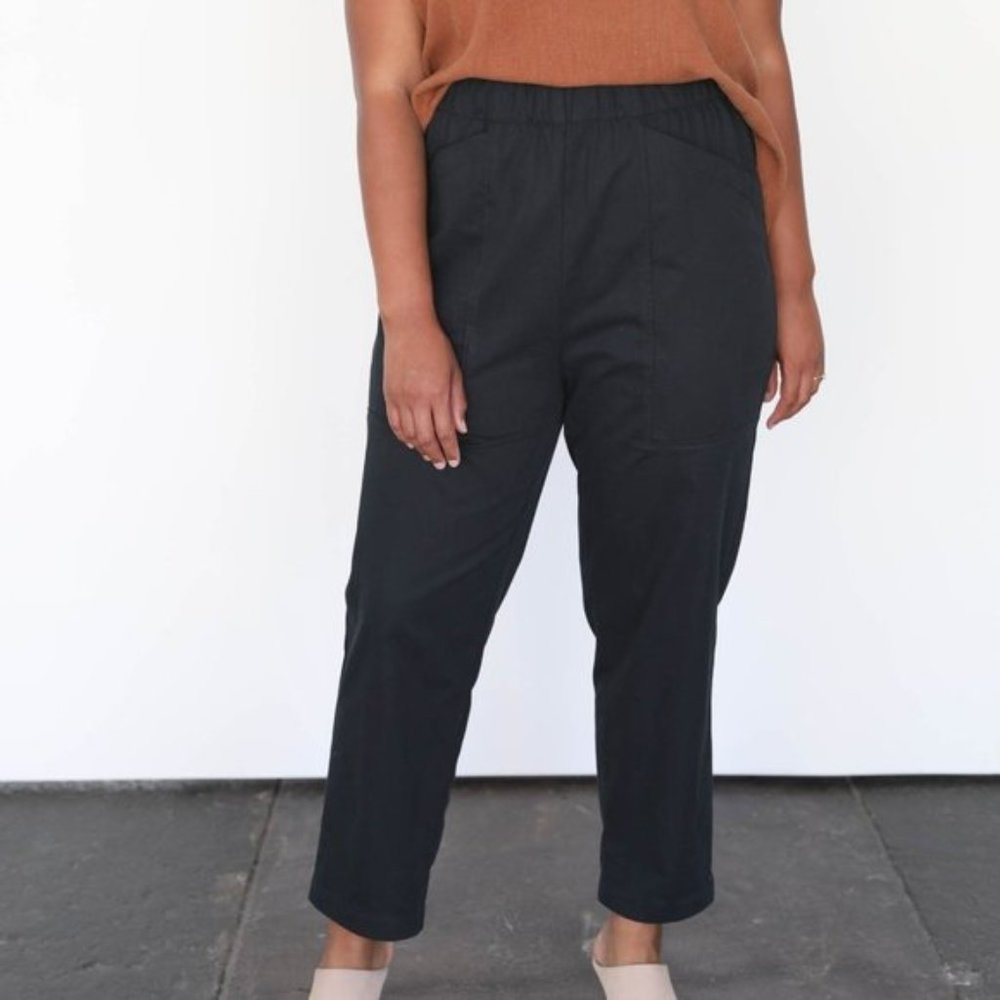 Only Child Ryan Pants (Black, Cotton Twill)